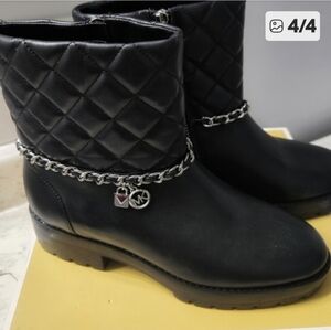 Michael Kors Black Quilted Winter Boots NWOT